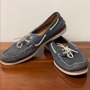 Sperry Gold Accent Topsiders